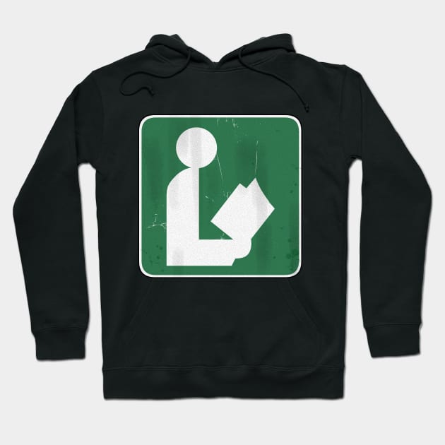 Library Here Hoodie by HeroInstitute